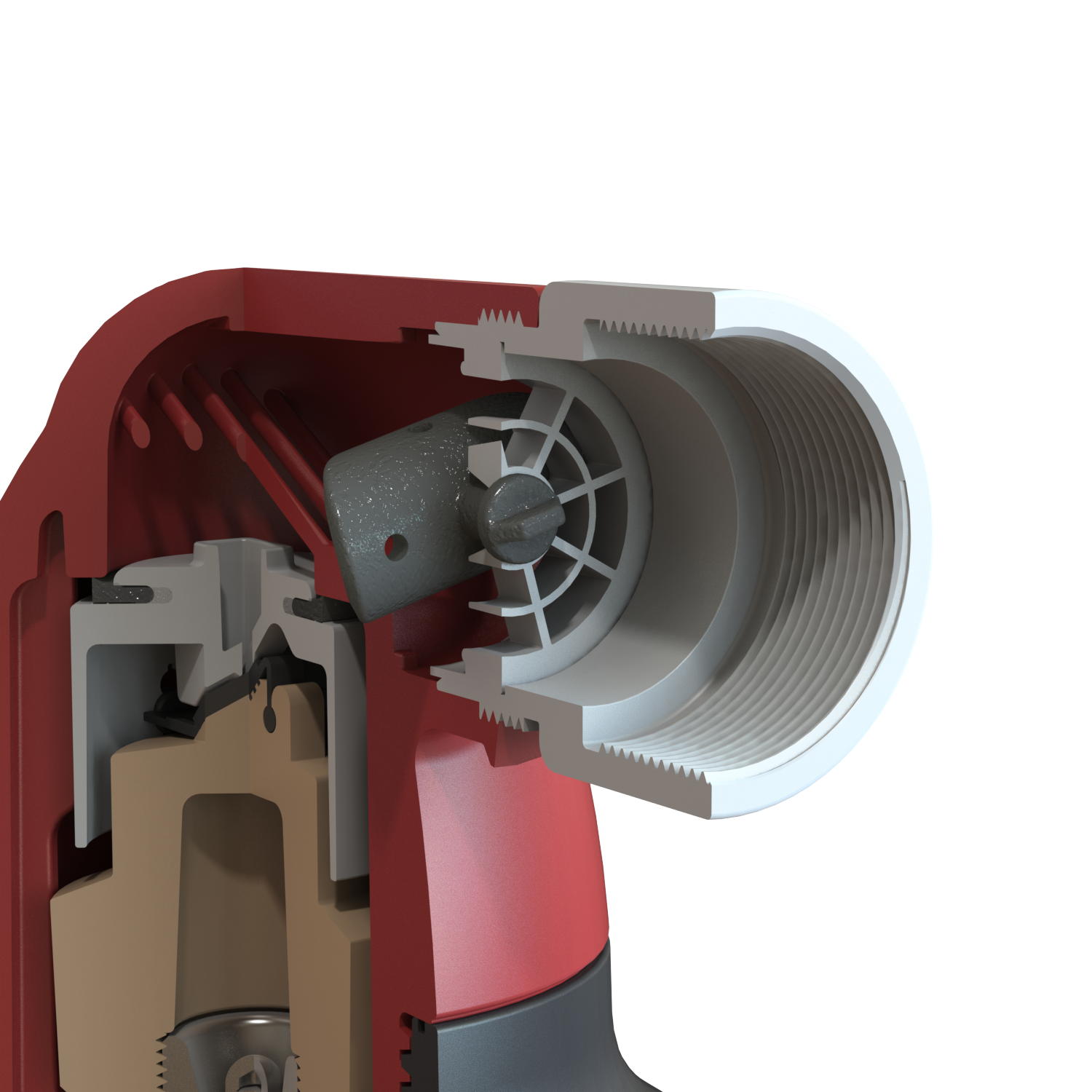 C50-SP Combination sewage air release valve with surge protection