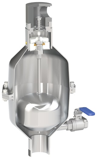 SCS-AS Raw water anti-slam surge prevention combination air valve for industry and aggressive environments