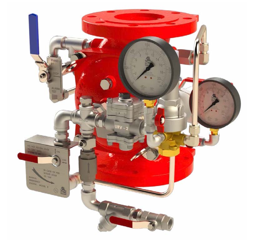 FP 400E-4DC Pressure Control, On-Off Deluge valve