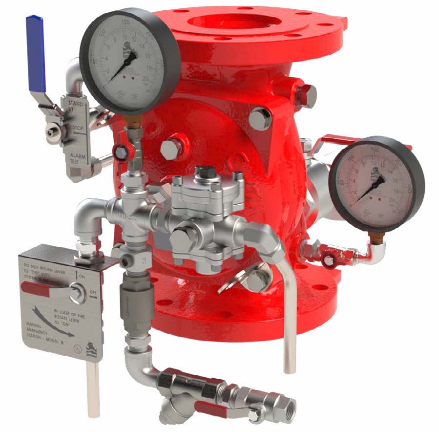 FP 400E-4D Pneumatically Controlled On-Off Deluge Valve