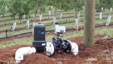 a control valve in an irrigation application