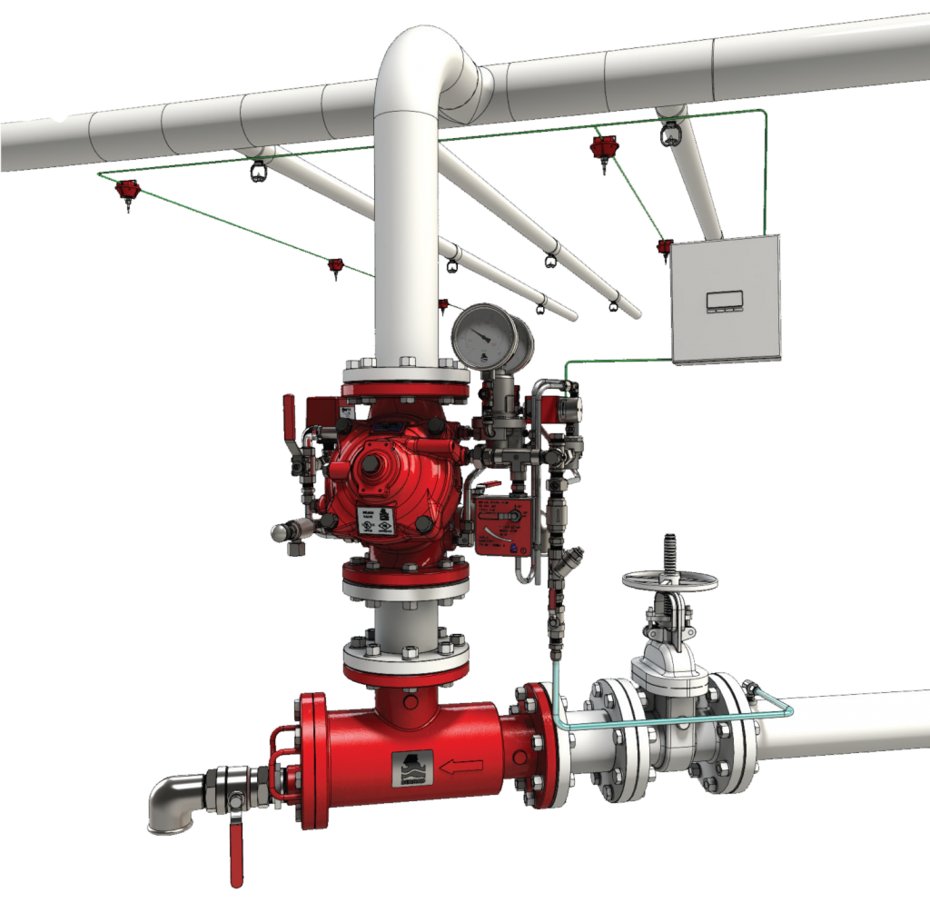 FP 400Y-3DC Electric Pressure Control On-Off Deluge Valve