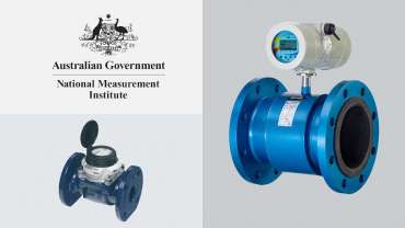 Two Bermad meters along side with the Australian Government emblem