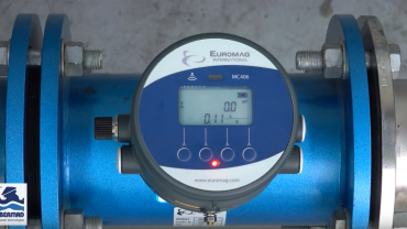 Euromag flow meter